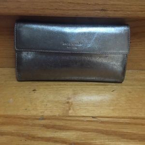 ♣️Kate spade metallic gold wallet   ♣️